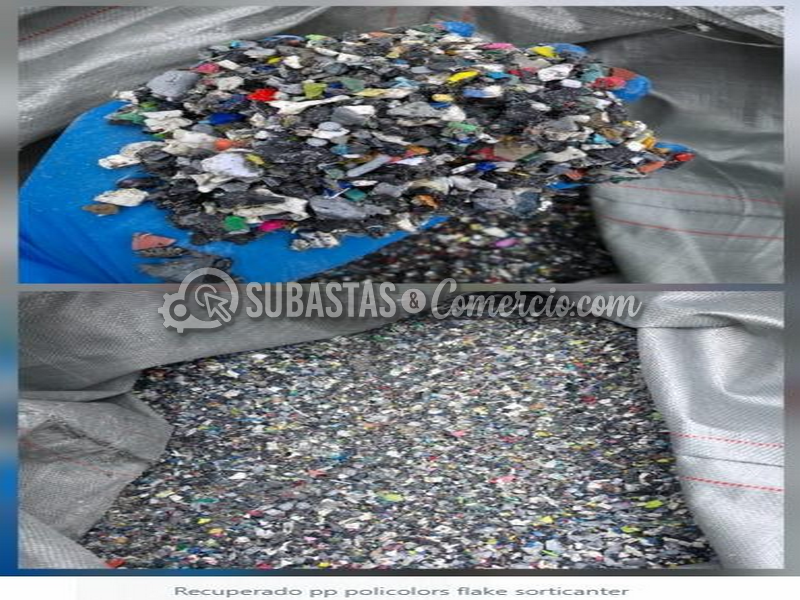 Recuperado HDPE soplado PO flake sorticanter